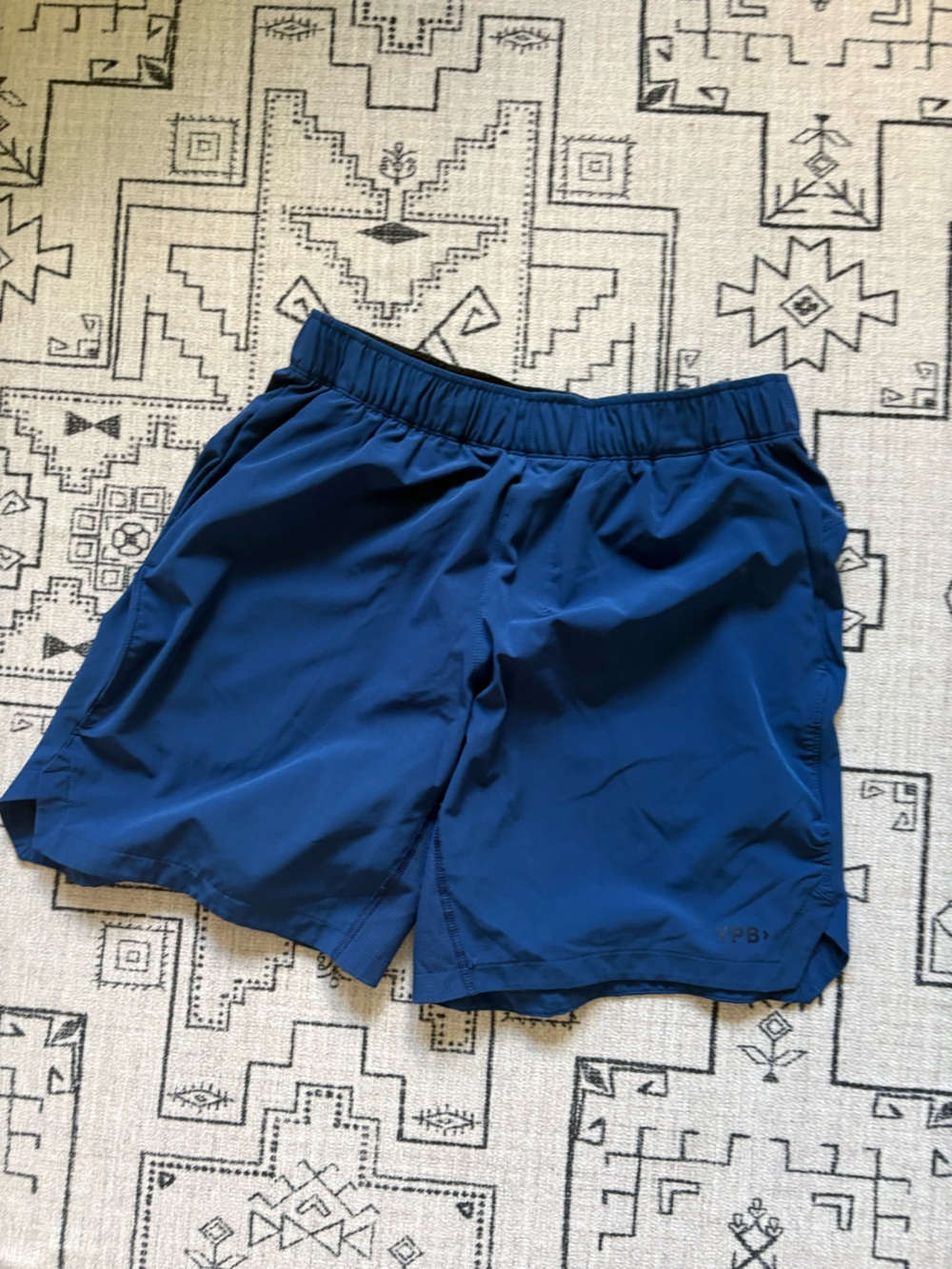 Abercrombie & Fitch Navy Blue Athletic Shorts